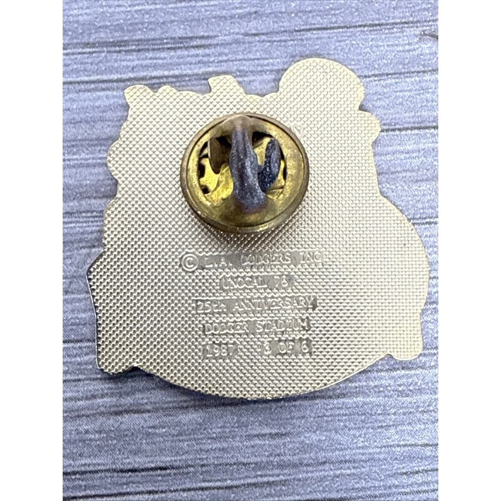 Los Angeles Dodgers Hat Lapel Pin 1987 1st Game Opening Day April 10, 1962 D